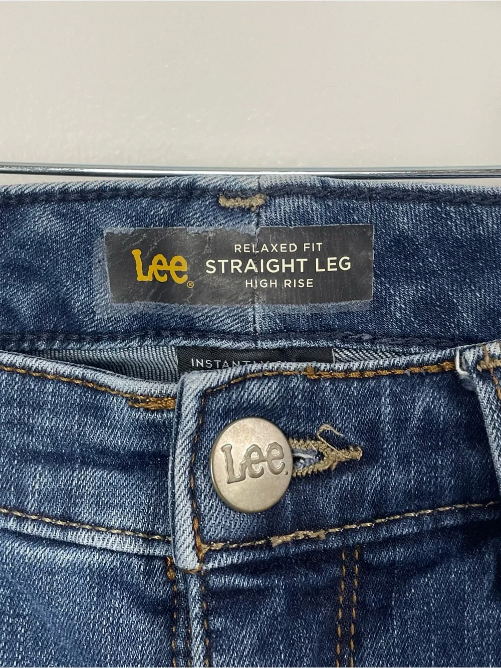 Lee Relaxed Fit Straight Leg High Rise Jeans